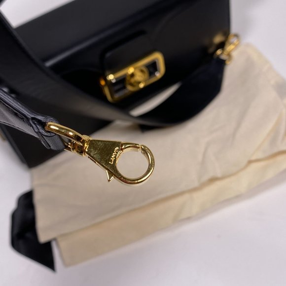 LANVIN Black 'Pencil Bag' in Calf - Picture 14 of 14